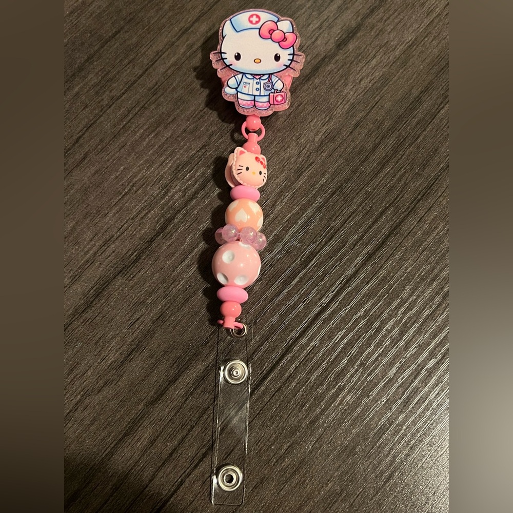 Hello Kitty badge reel